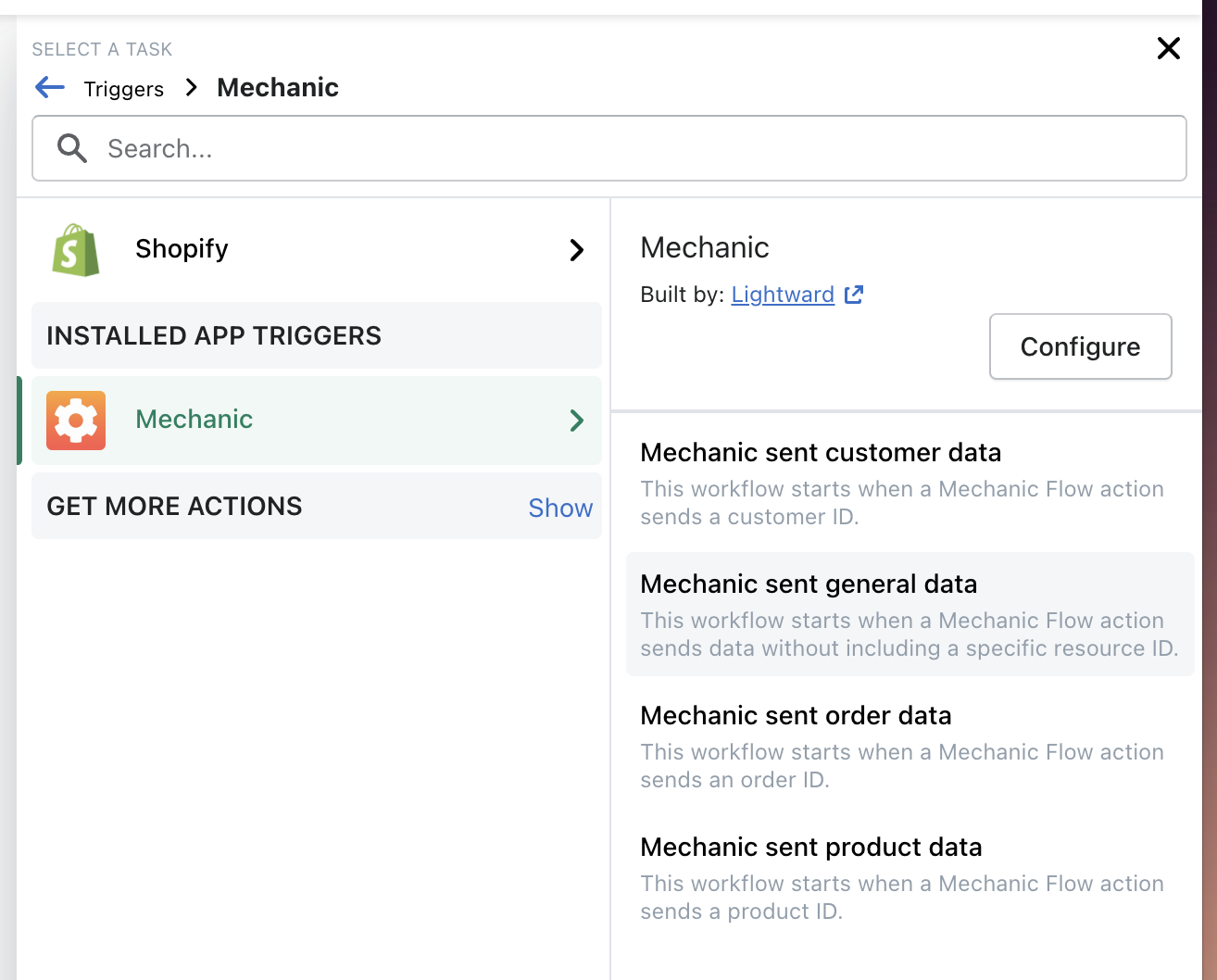 Mechanic to Shopify Flow Automation